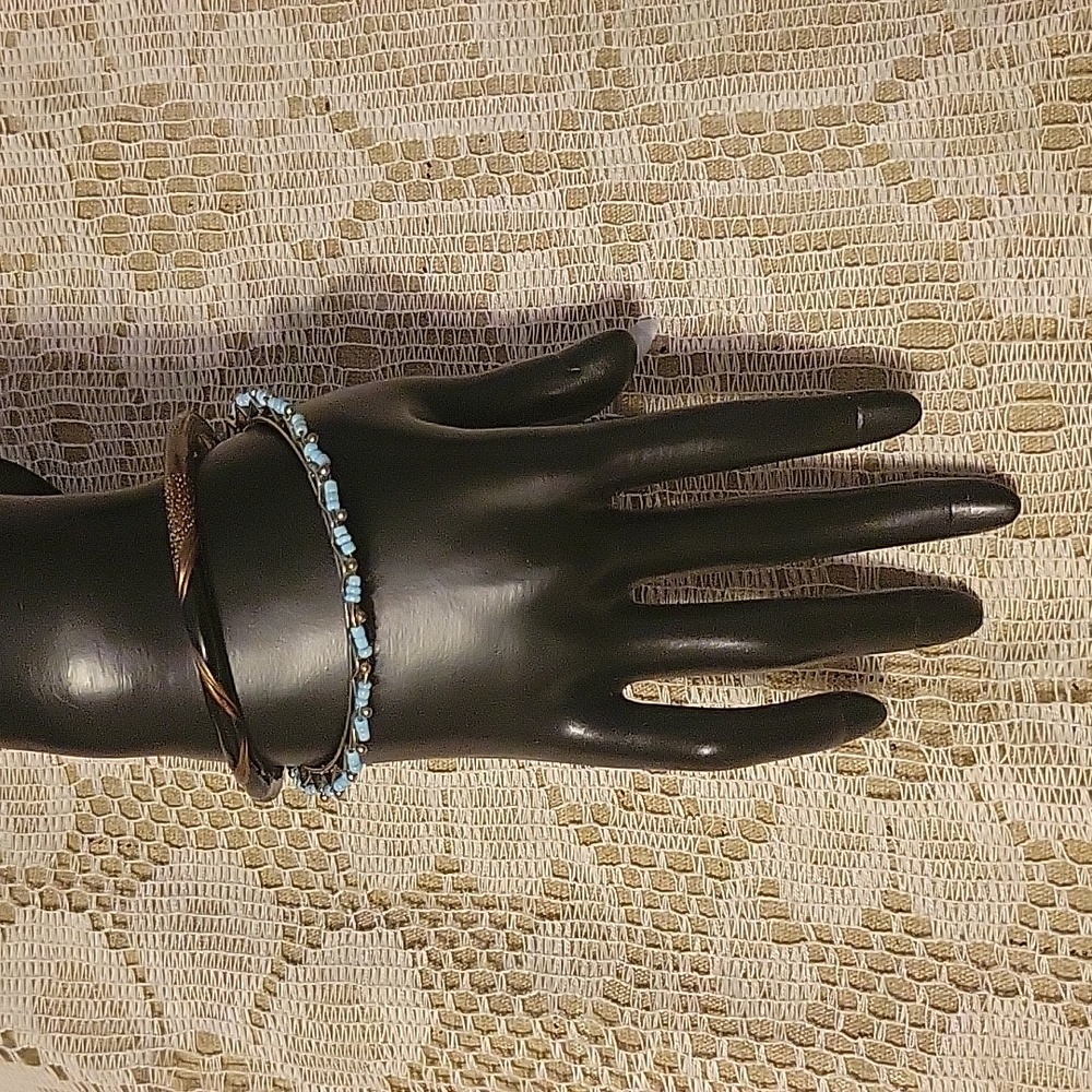 Two Vintage Bangle Bracelets